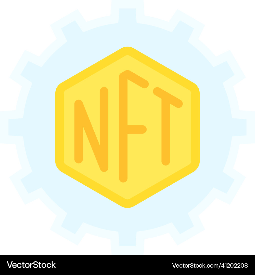 Utility token icon nft related – Royalty-Free Vector | VectorStock