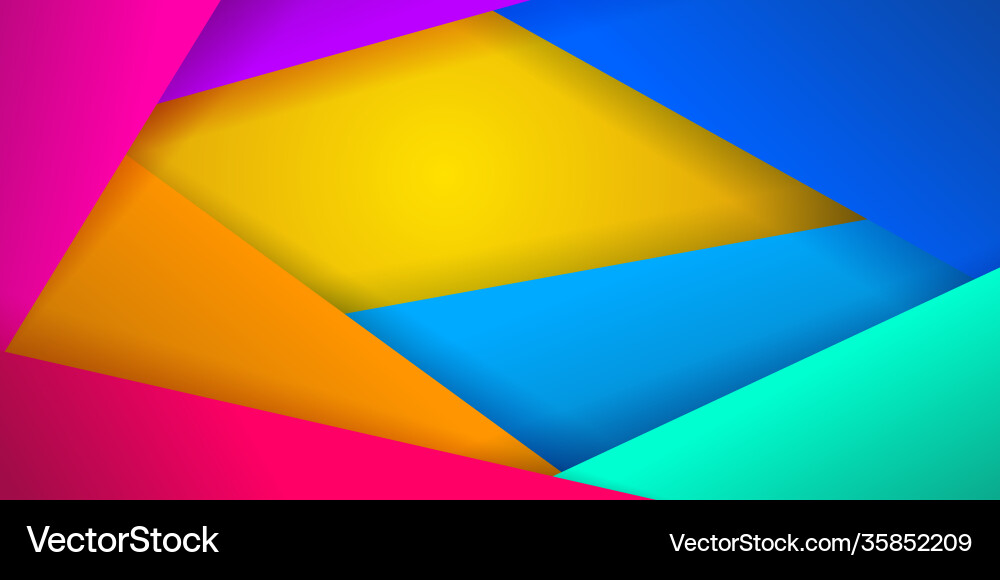 Background colorful polygons Vector Image