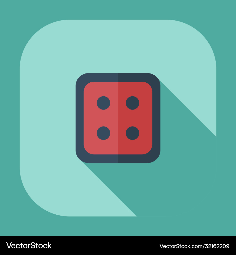 Flat modern design with shadow icons button Flat modern design with shadow icons button Vector Image