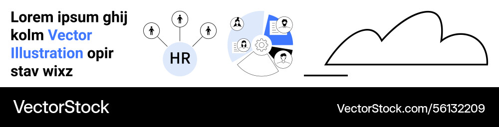 Human resources management concept with networking Human resources management concept with networking Vector Image