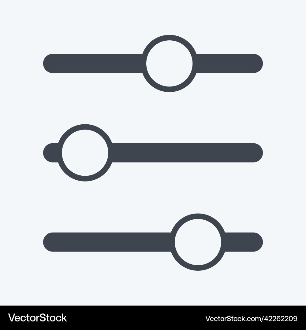 Icon controls suitable for web interface symbol Icon controls suitable for web interface symbol vector image