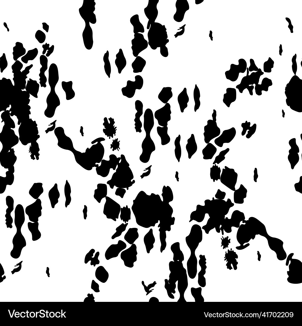 Seamless dalmatian fur animal print skin Seamless dalmatian fur animal print skin vector image