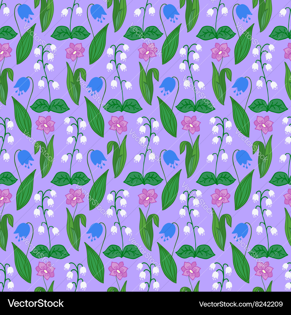 Seamless pattern with valleys Vector Image