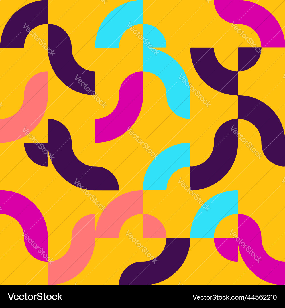 Abstract colorful geometric pattern design punchy Abstract colorful geometric pattern design punchy Vector Image