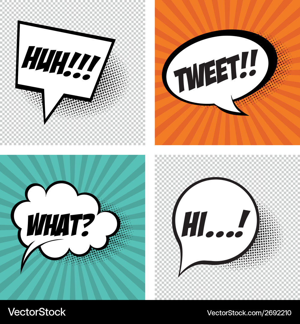 Abstract pop art objects on a special background vector image