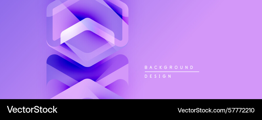Abstract purple layers create dynamic visual Abstract purple layers create dynamic visual Vector Image
