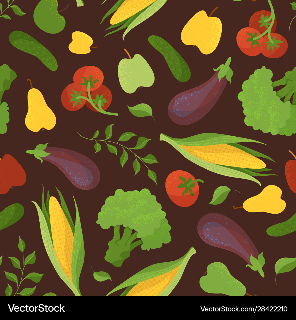 Gemüse und Früchte Greengrocery Produkte nahtlos Gemüse und Früchte Greengrocery Produkte nahtlos vektorbild