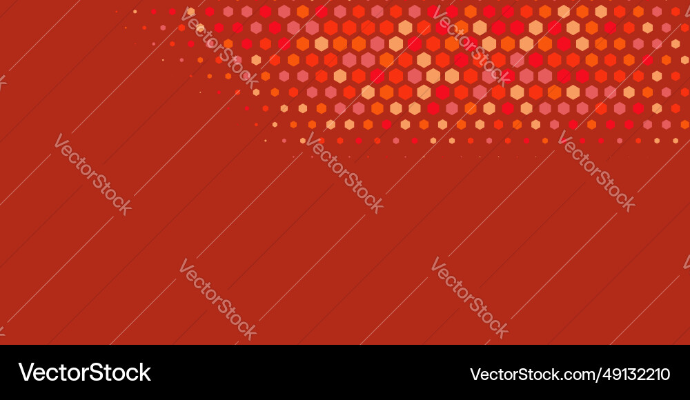 Geometric abstract hexagon multi color background Vector Image