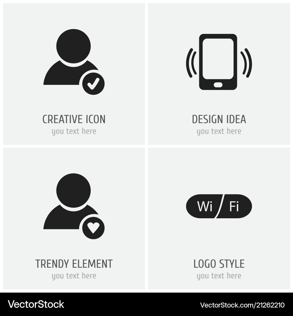 Global Icons - Connection & Communication vector image