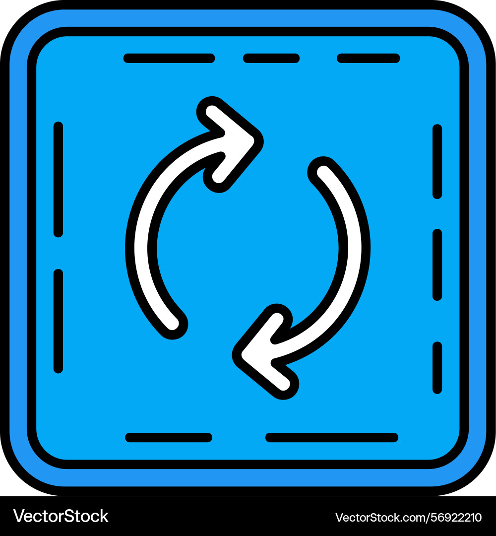Loop icon design Vector Image