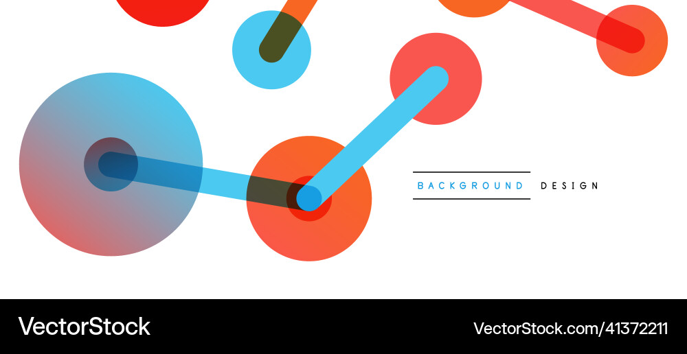 Abstract background round dots connected by lines Abstract background round dots connected by lines Vector Image