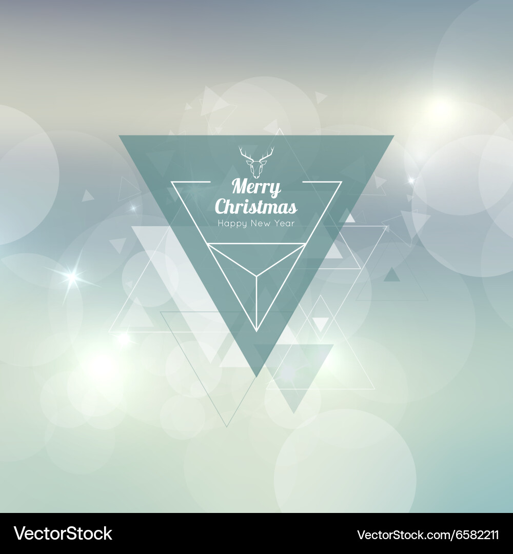 Abstract Triangular Background Vector Image