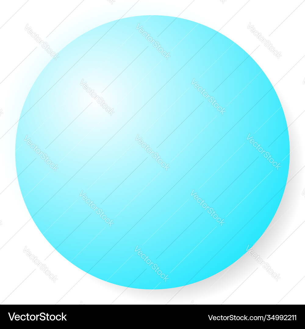 Circle orb sphere with blank empty space Vector Image