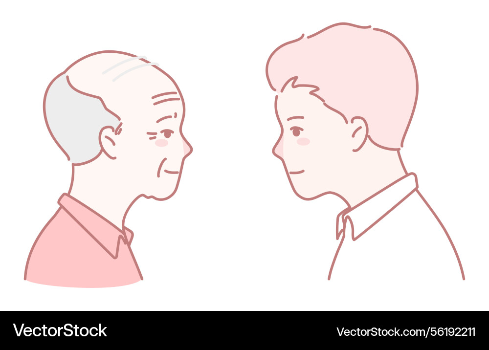 Exploring generational connection through Exploring generational connection through Vector Image