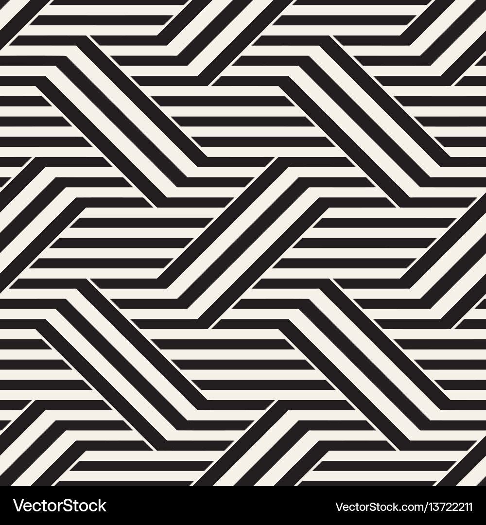 Interlocking Line Pattern vector image
