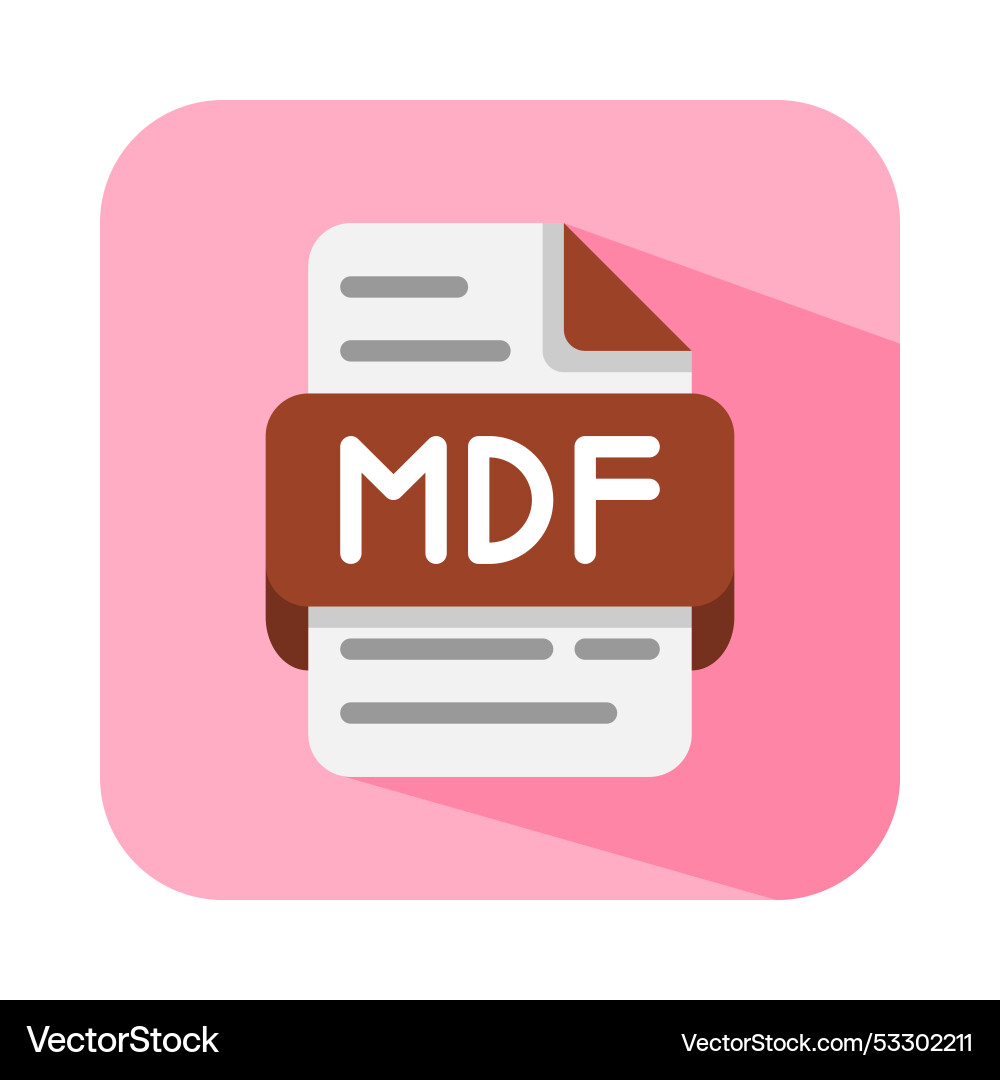 Mdf Dokument Datenbank flache Icons Dateityp Format Mdf Dokument Datenbank flache Icons Dateityp Format vektorbild