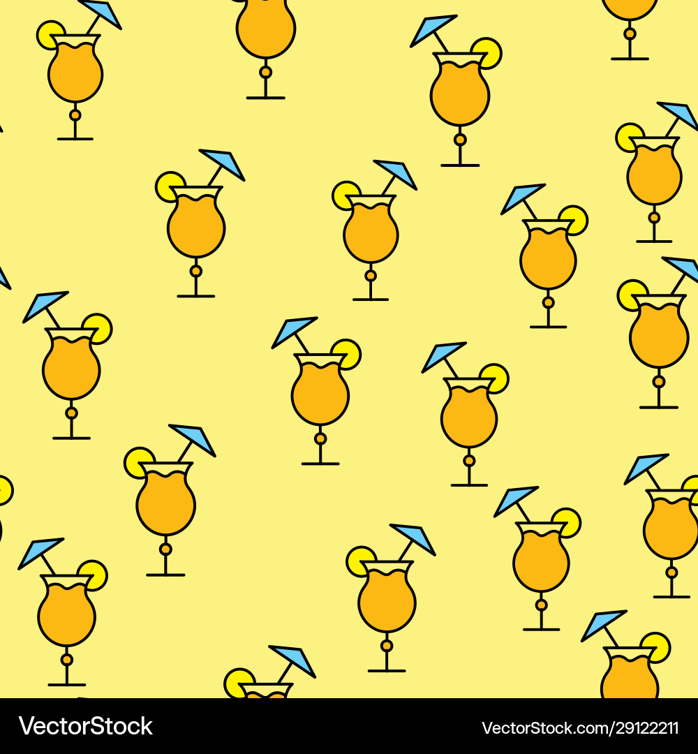Seamless pattern simple abstract alcoholic Vector Image