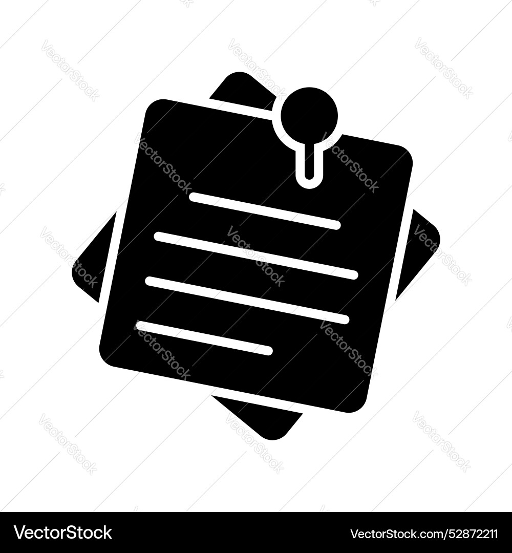 Sticky notes design in modern style ready to use vector image