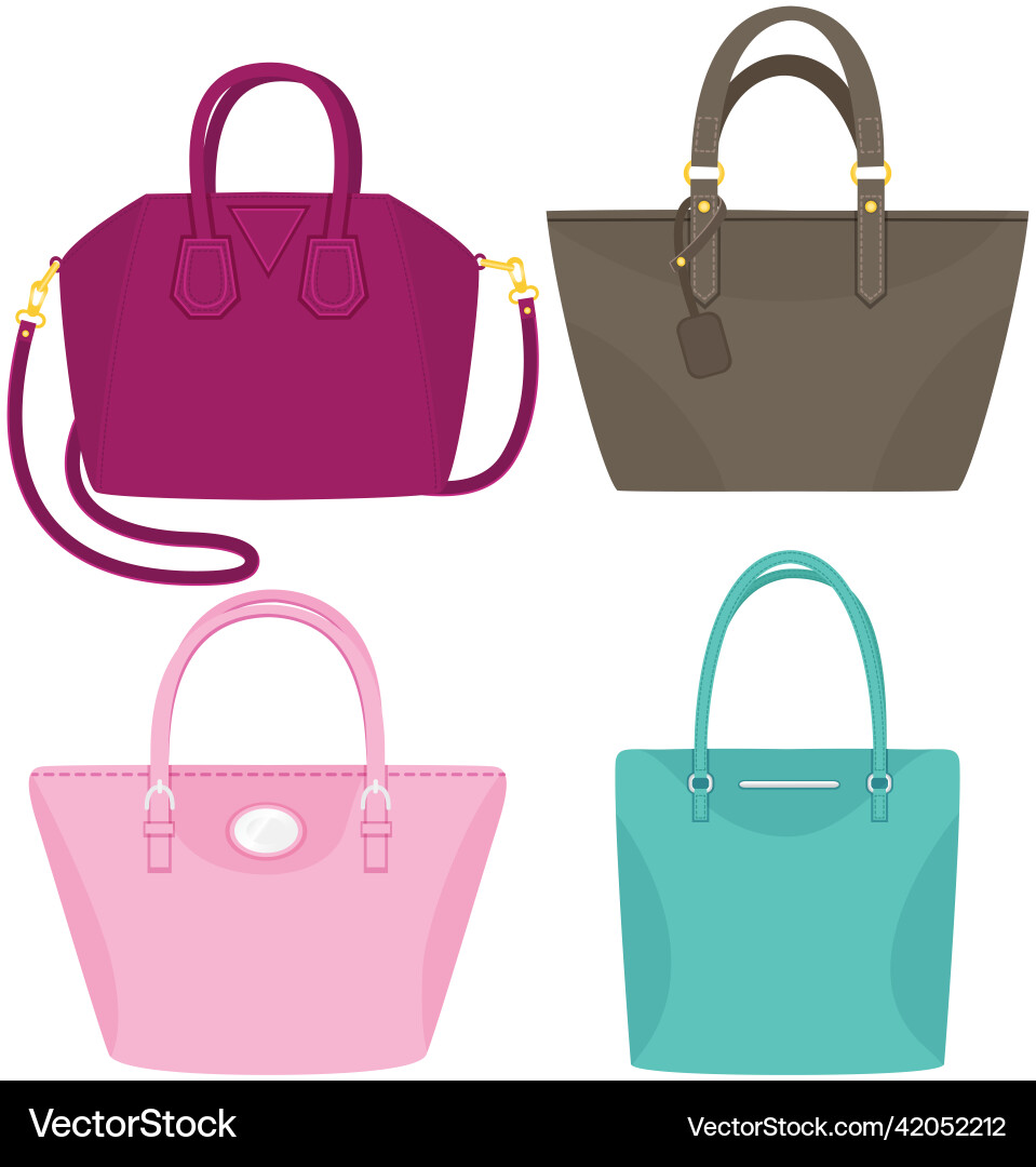 Cartoon von Frauen Tasche Symbol Cartoon von Frauen Tasche Symbol vektorbild