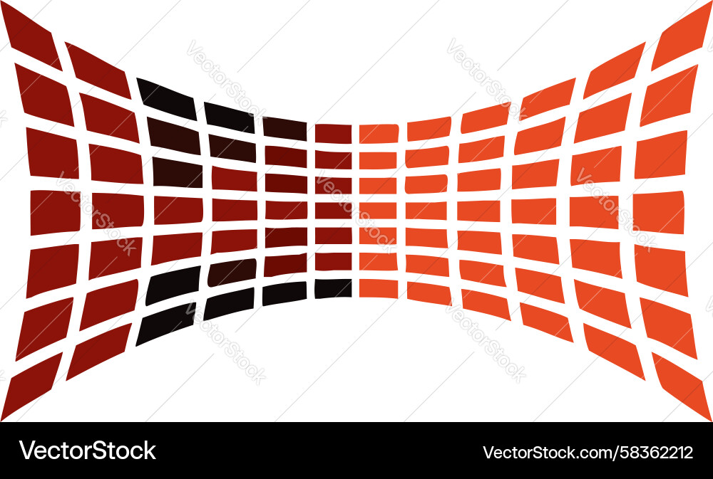 Dynamic Geometric Grid Background Vector Image