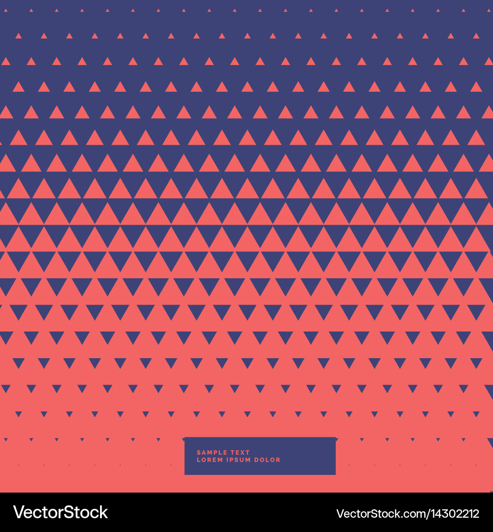 Geometric Triangle Pattern vector image