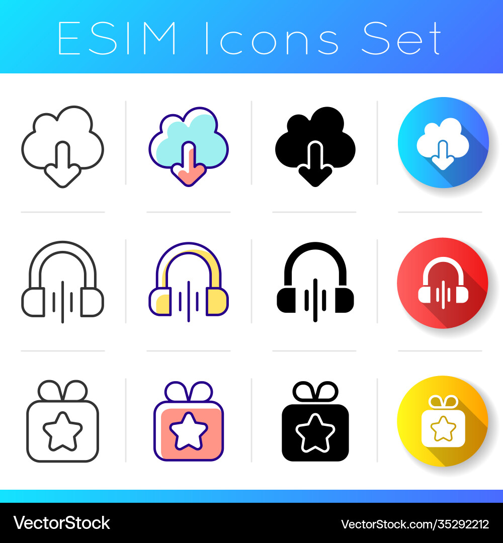 Interface for better usability icons set Interface for better usability icons set vector image