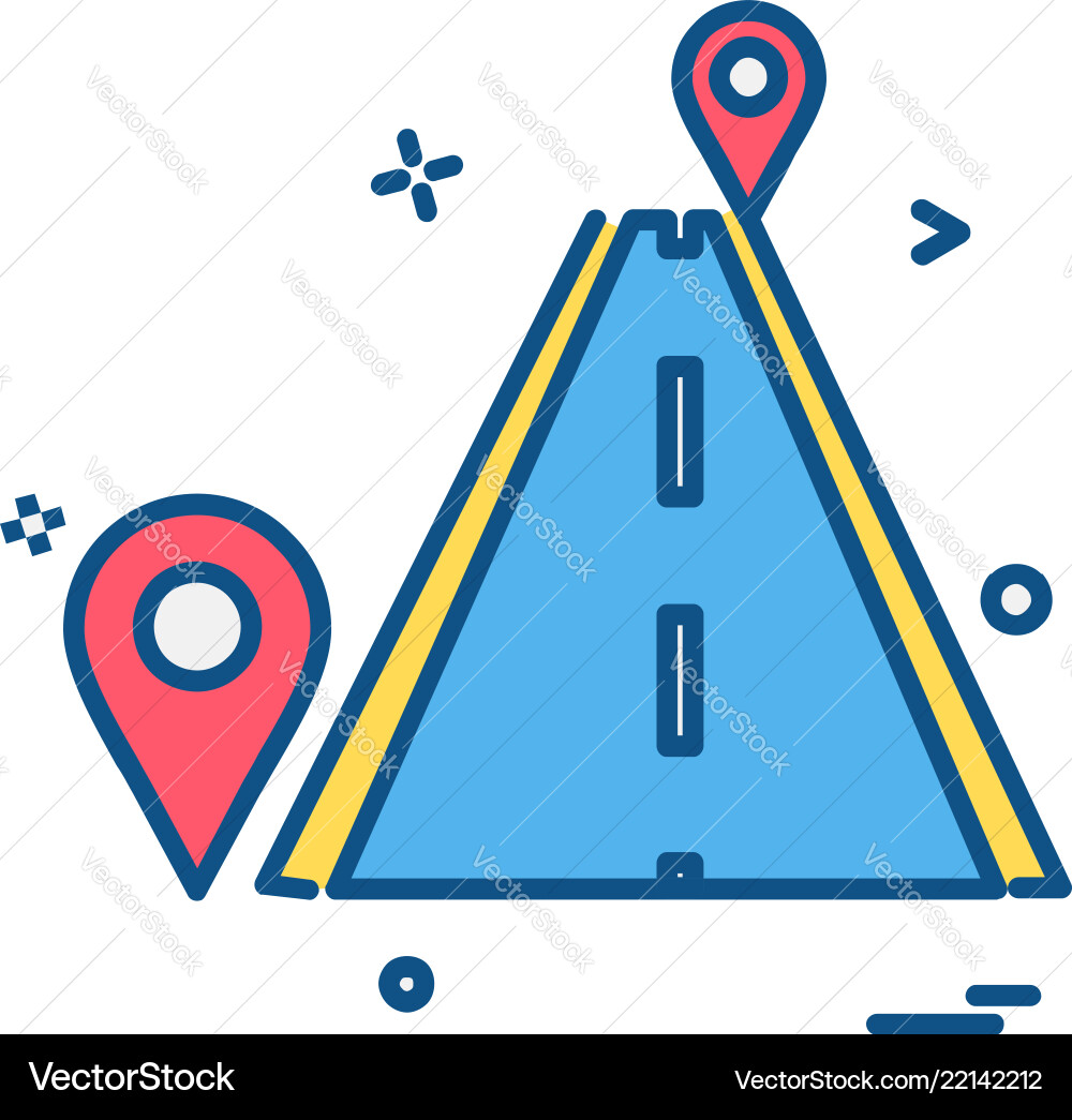Navigation icon design Navigation icon design Vector Image