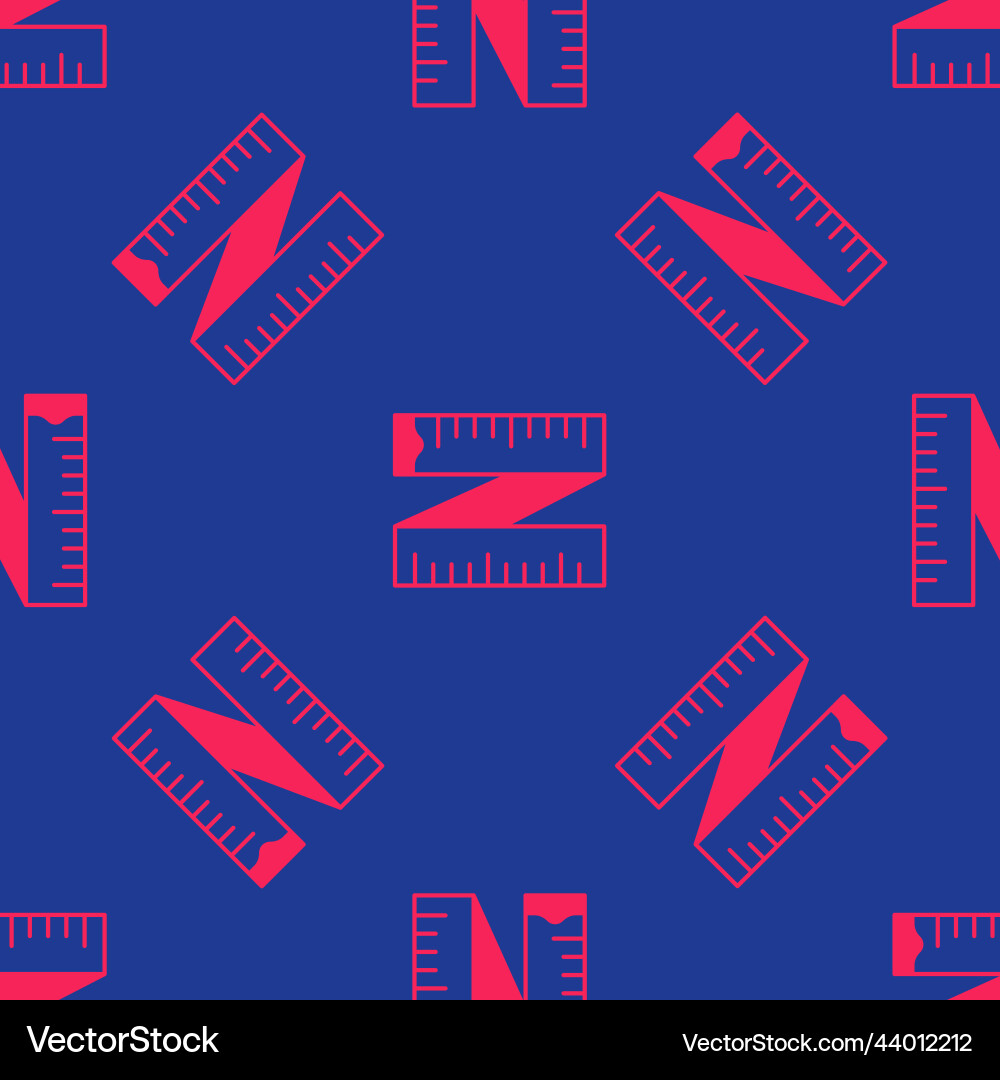 Red tape measure icon isolated seamless pattern Red tape measure icon isolated seamless pattern vector image