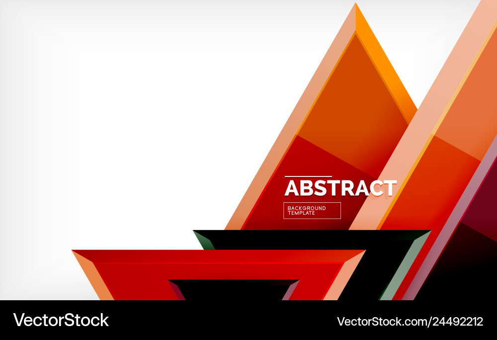 Triangular Low Poly Background Vector Image
