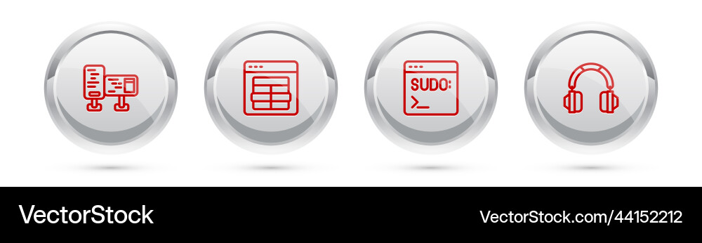 Zeilen-Computer-Monitor-Bildschirm mysql-Code Zeilen-Computer-Monitor-Bildschirm mysql-Code vektorbild