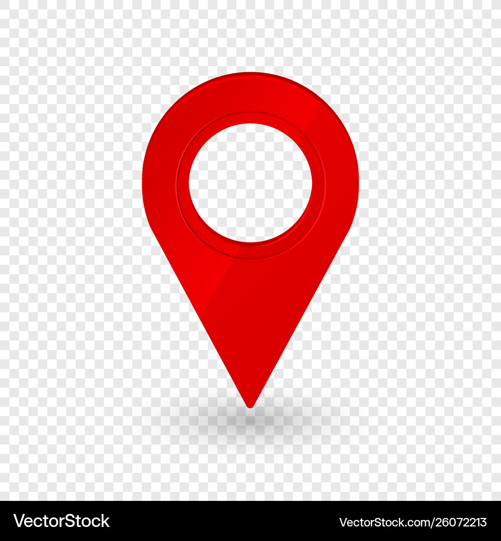 3D Navigation Pointer Icon vector image
