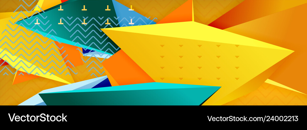 3d triangular shapes abstract background 3d triangular shapes abstract background vector image