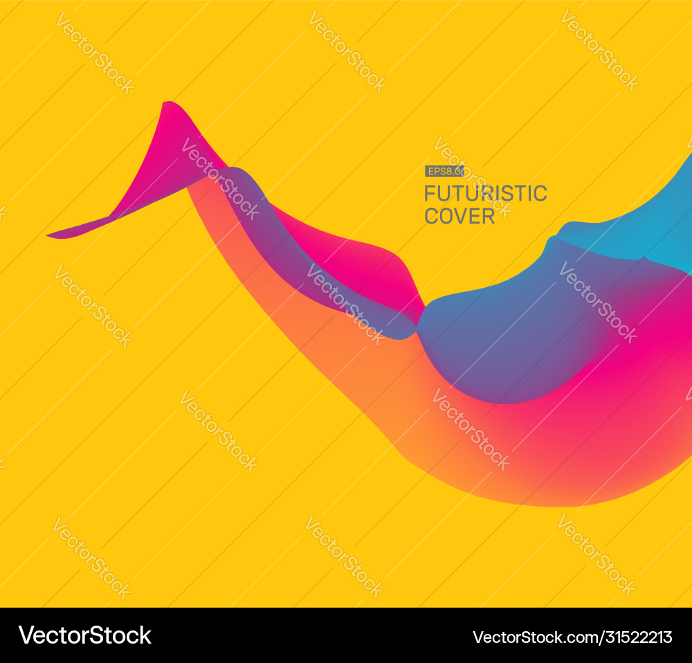 Abstract background with waves dynamic effect Abstract background with waves dynamic effect vector image
