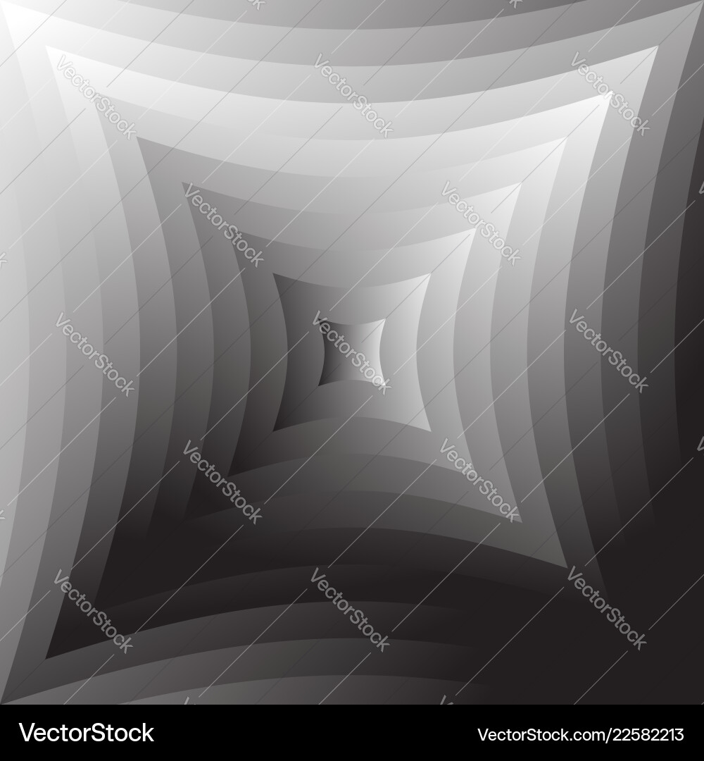 Abstract grayscale geometric background in square Abstract grayscale geometric background in square vector image