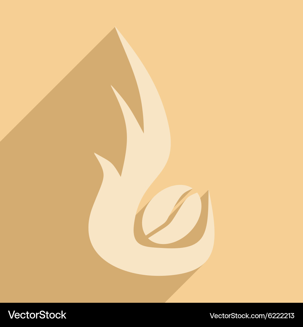 Flat with shadow icon and mobile application Vector Image
