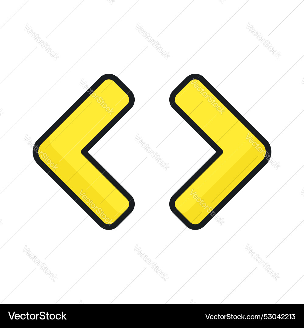 Horizontal resize arrows design Vector Image
