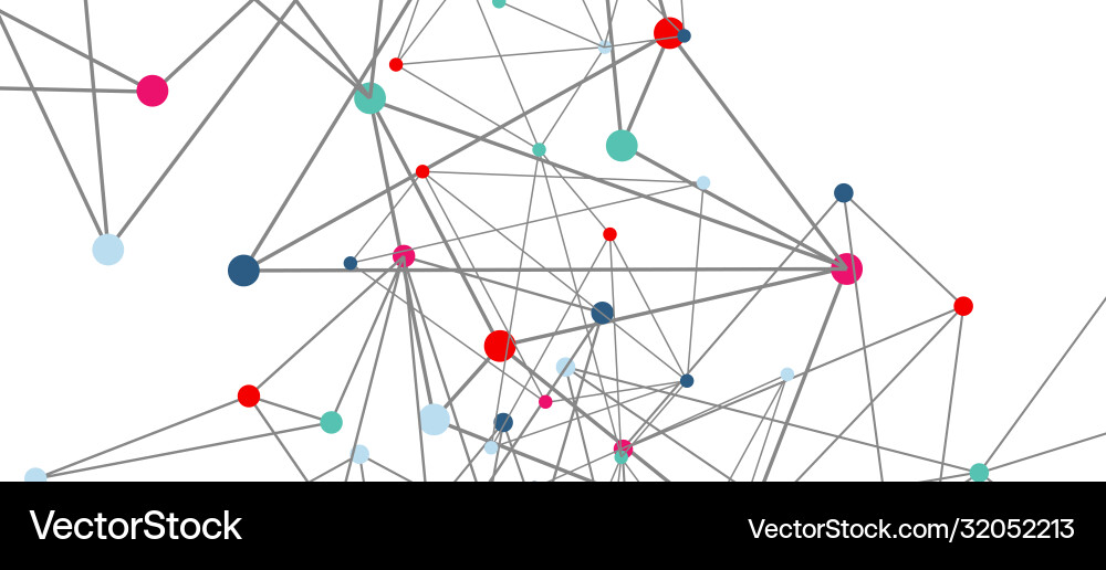 Line points connections triangular technology Line points connections triangular technology Vector Image