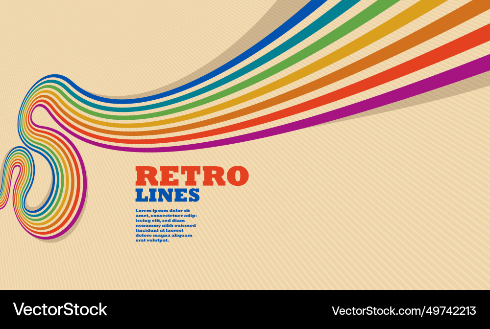 Linear abstract background in all colors Linear abstract background in all colors vector image