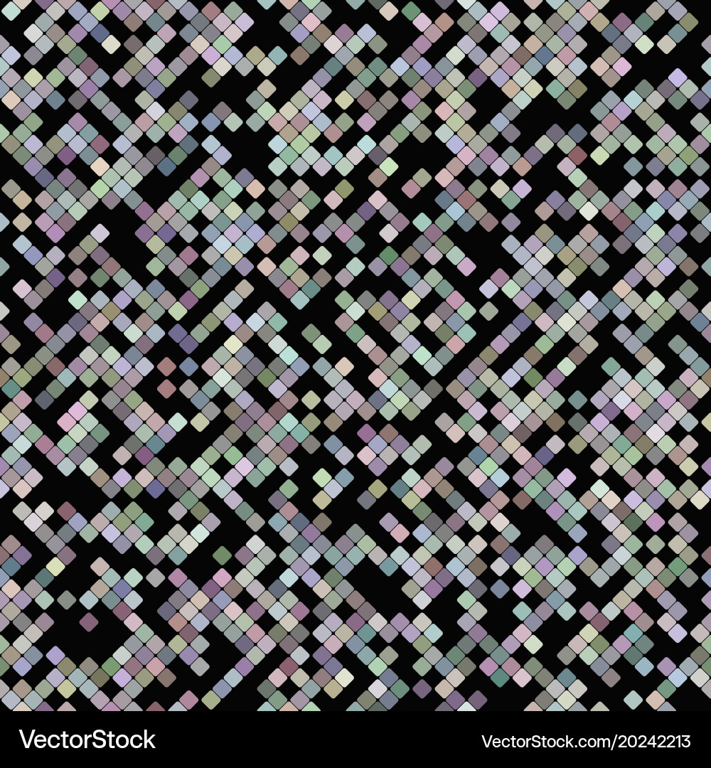 Repeating diagonal square pattern background vector image