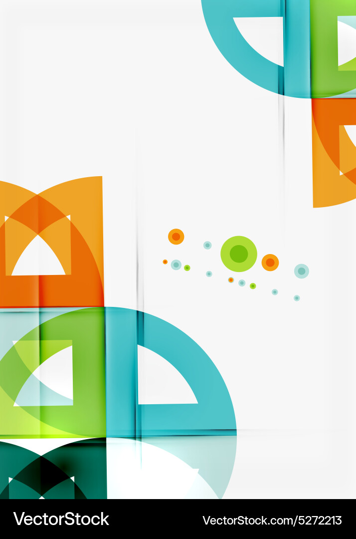 Semicircle triangle pattern Vector Image