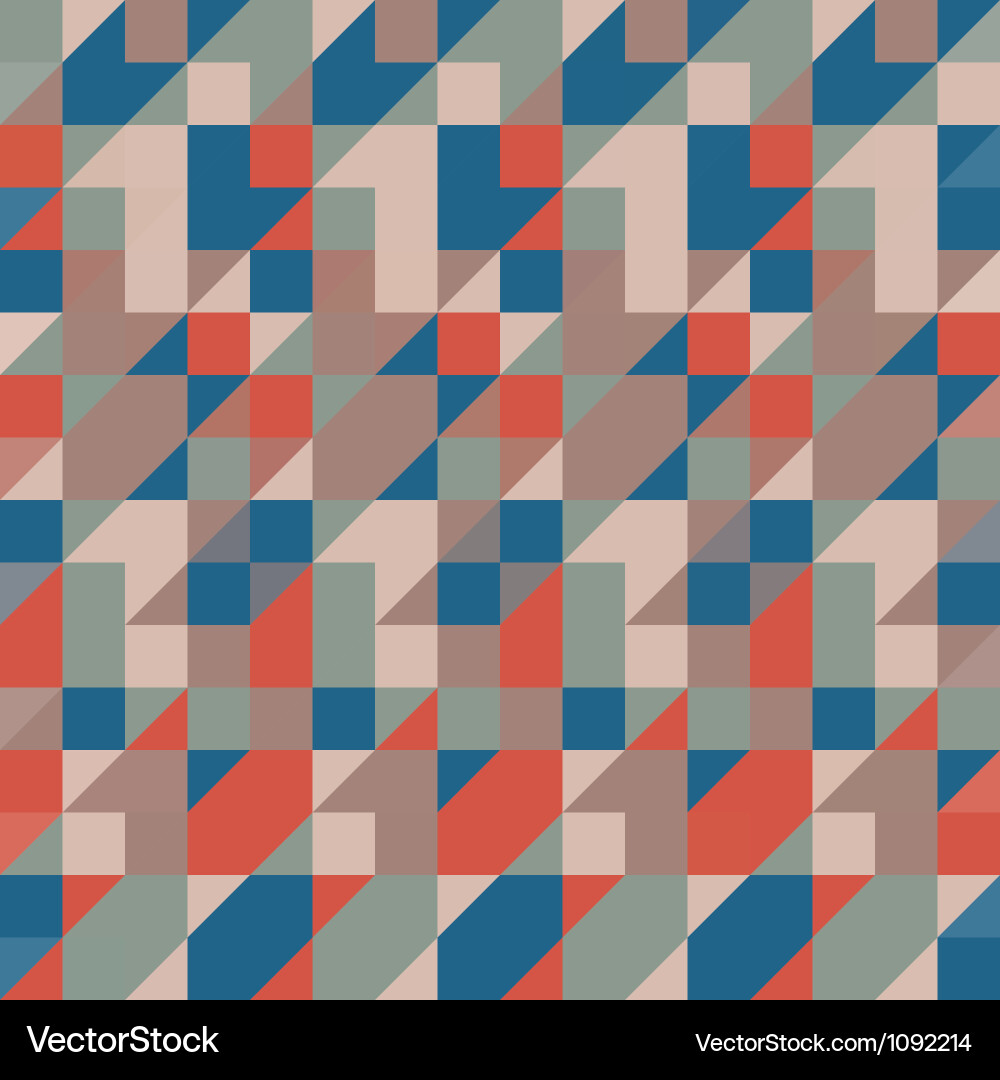 Geometric Pixel Pattern vector image