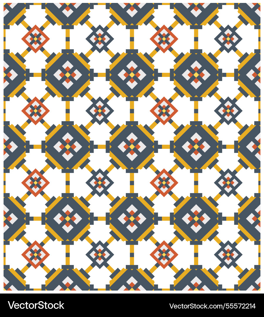 Geometric print pattern on white background Geometric print pattern on white background vector image