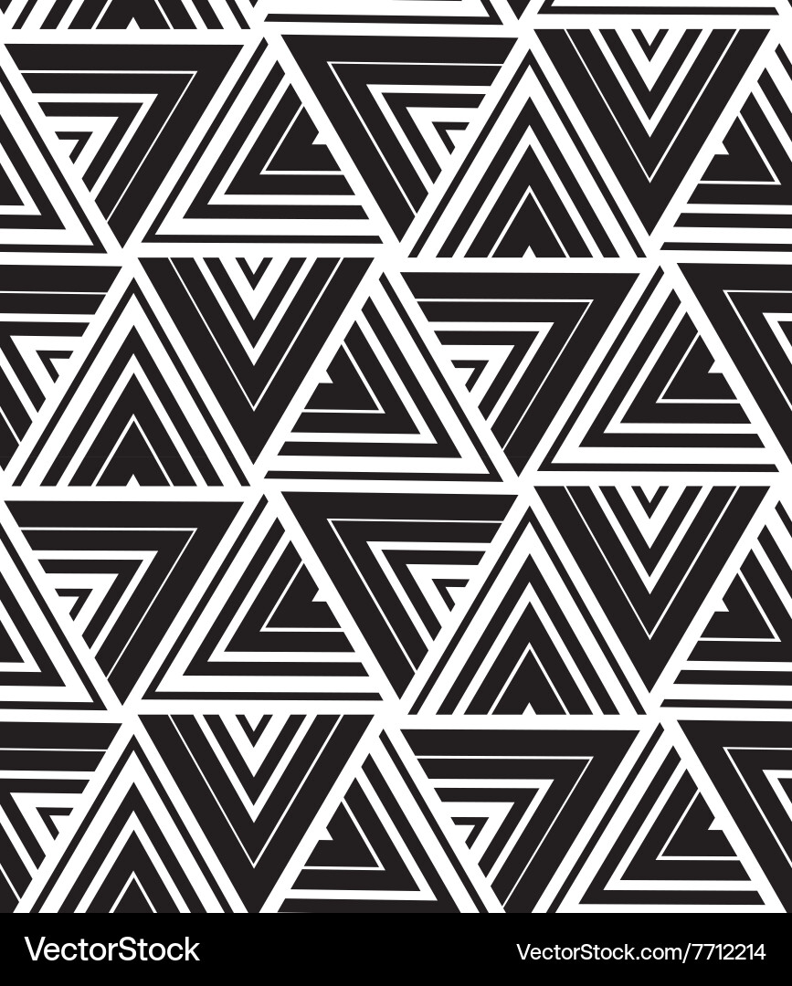 Geometric Triangle Pattern vector image