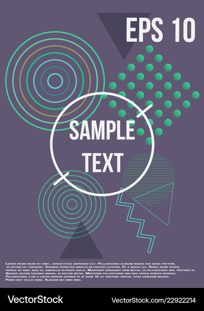 Minimum geometric coverage Vector Image