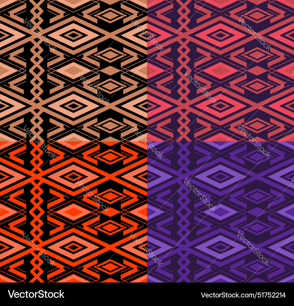 Parallelogram square abstract seamless pattern vector image