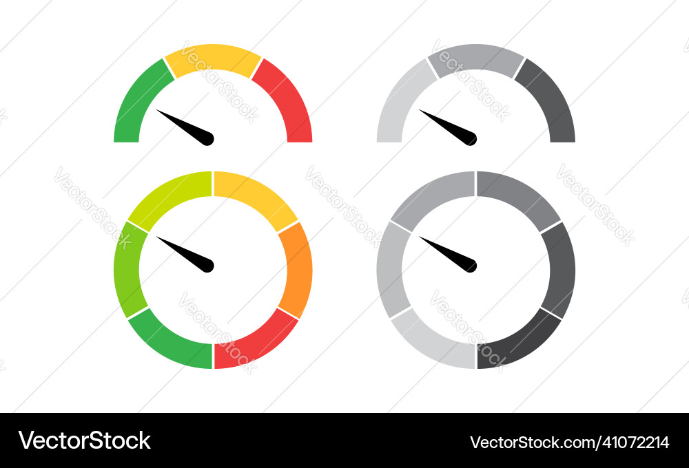 Scale meter gauge indicator test level rating Scale meter gauge indicator test level rating vector image