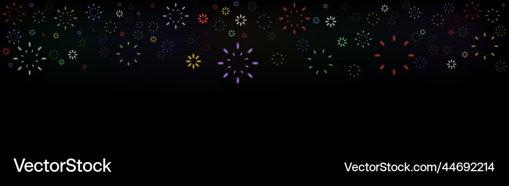 Set of color firework burst firecracker explosion Set of color firework burst firecracker explosion Vector Image