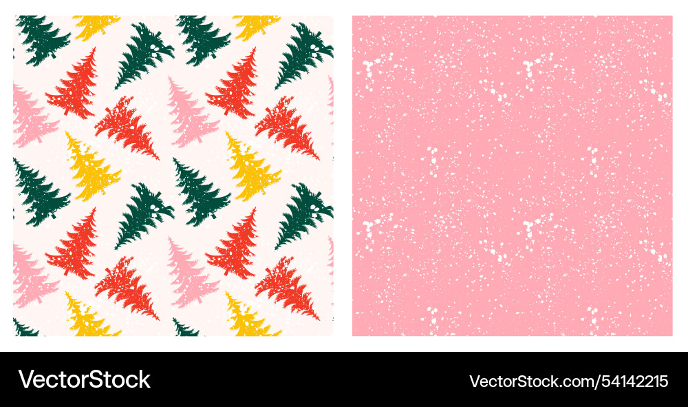 A set of seamless patterns with colored A set of seamless patterns with colored vector image