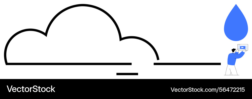 Cloud Computing-Konzept mit Daten-Upload Cloud Computing-Konzept mit Daten-Upload vektorbild