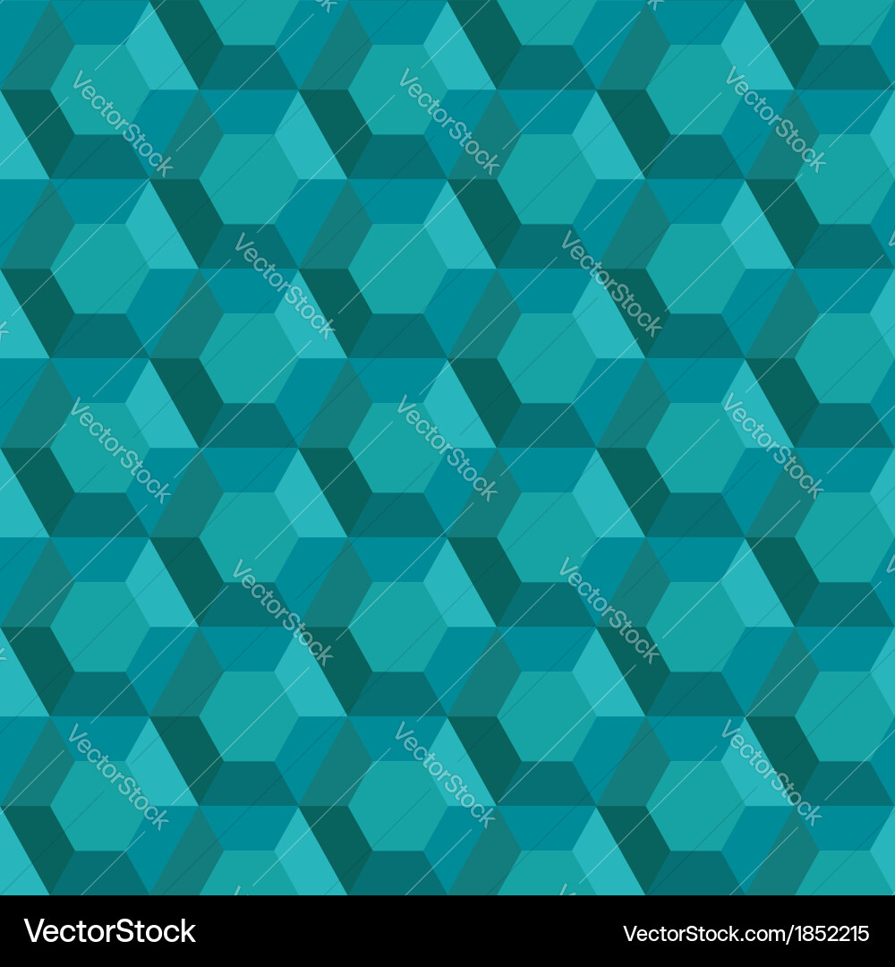 Emerald Geometric Pattern vector image